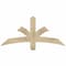 Ekena Millwork Davenport Rough Sawn Timber Gable Bracket, Douglas Fir, 48"W x 22"H x 2"D x 4"F, 11/12 Pitch GBW048X22X0204DAV00RDF - alternate 1